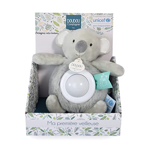 Doudou et Compagnie - UNICEF - Night Light - Koala - DC3991, Grey, Veilleuse