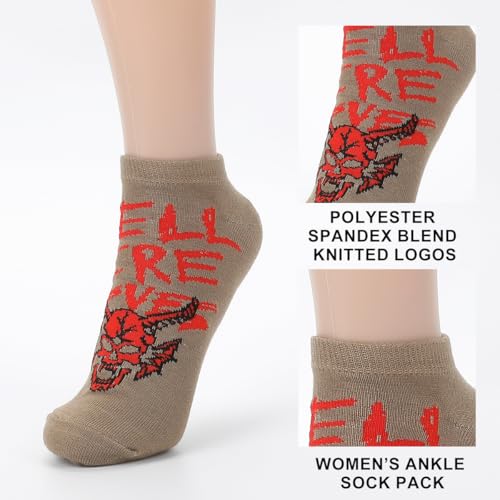 Calcetines Stranger Things temporada 5 Bioworld pack de 5 2