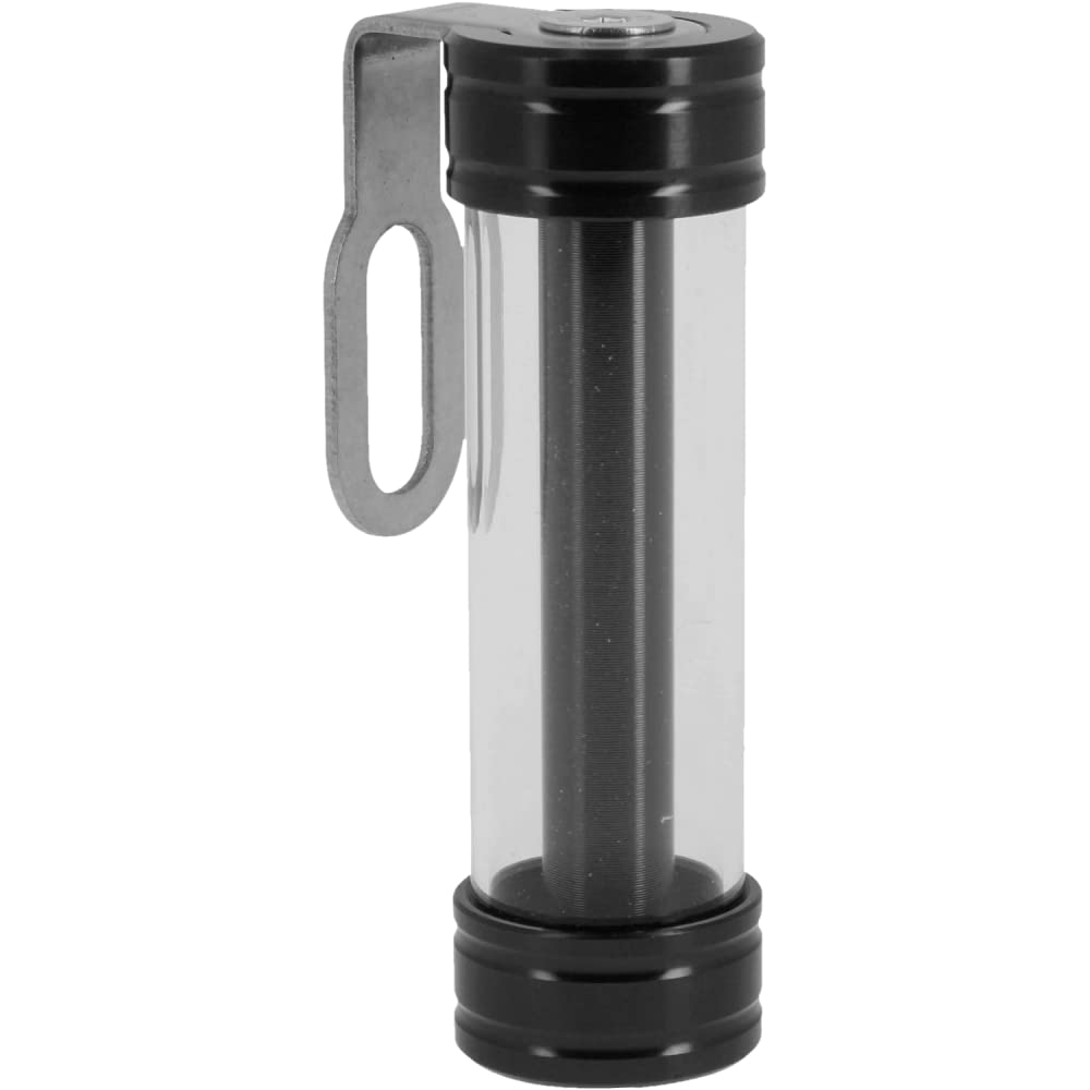 Support de vignette Moto Cylindrique ALU 50X30 mm Noir