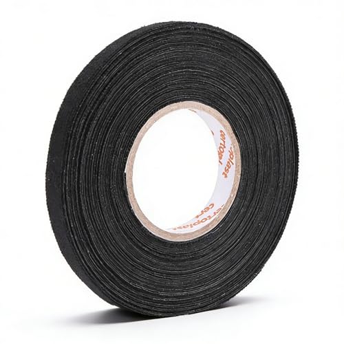 Automotive Wiring Harness Tape - Anti Squeak & Rattle, Self-Adhesive Felt Insulating Tape (9mm x 25m)