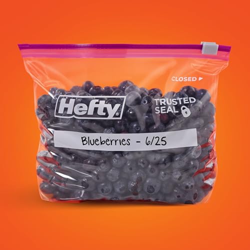 Hefty Slider Kitchen Storage Bags, Quart Size, 20 Count - image 6