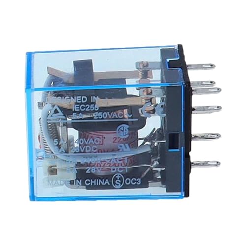 Relais MY2NJ DC24V AC220V composant automatisme industriel rail DIN - 3