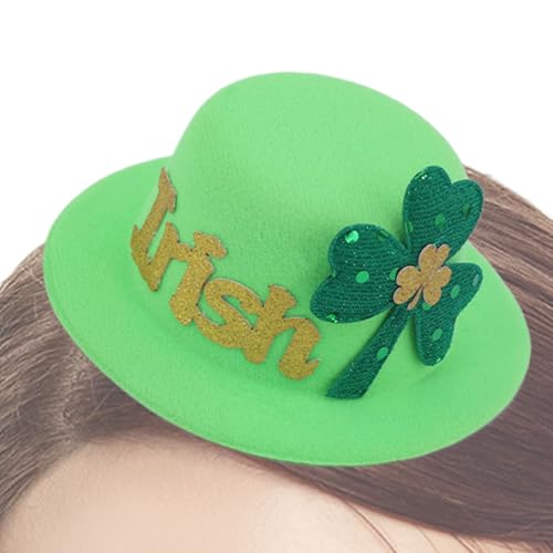 YNPQTDS St Patrick Day Barrettes à cheveux pour femme | Accessoire de cheveux mignon tendance | Barrette à cheveux accessoire de costume pour femmes filles adolescentes vacances fête carnaval