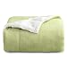 Sherpa Throw Blanket Sage Green 60x80 Reversible Fuzzy Microfiber All Season Blanket for Bed or Couch by Bedsure