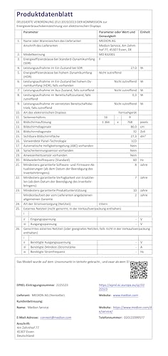 MEDION 80 cm (32 Zoll) HD Fernseher (integrierter DVD-Player, Triple Tuner Receiver DVB-T2 DVB-C DVB-S2, 2 x HDMI, USB, Kopfhöreranschluss, AV in, Mediaplayer, CI+, MD 832001) MEDION 80 cm (32 Zoll) HD Fernseher (integrierter DVD-Player, Triple Tuner Receiver DVB-T2 DVB-C DVB-S2, 2 x HDMI, USB, Kopfhöreranschluss, AV in, Mediaplayer, CI+, MD 832001)