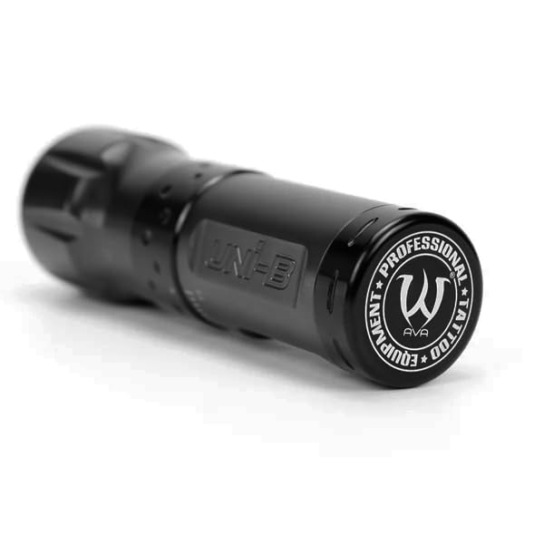 Miniatura 6 de Ava UNI-B - Bolígrafo de tatuaje inalámbrico con trazo ajustable, 0.098 in a 0.177 in (negro, corto UNI-B)