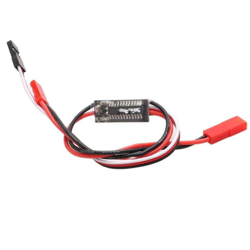 VLIZO 1S 10A Dual/Single Way 1020/8520 Brushed Motor ESC Hollow Cup Driven Speed Controller w Brake for RC Car Boat Model Accessories (Color : One way for RC plane)