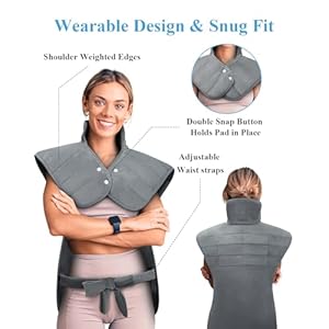 Heatingpadforneckandshouldersandbackbirthdaydaygiftsforwomenmenmomdadherfsahsaeligiblelargeheatingpadforbackpainrelief6heatsettings4timersautooff22x37grey Urban Country Home Decor Heating pad for neck and shoulders and back birthday day gifts for women men mom dad her fsa hsa eligible large heating pad for back pain relief 6 heat settings 4 timers auto off 22x 37 grey urban country home decor