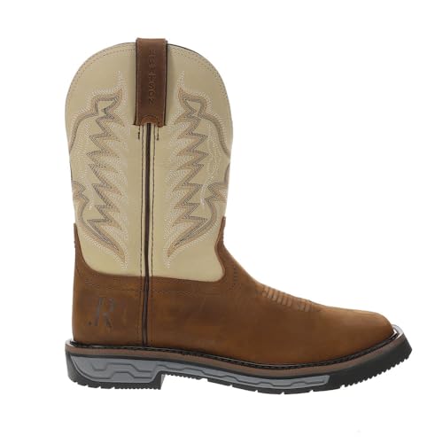 Mens Walnut 12 Inch Electrical Wide Soft Toe Work/Duty - Brown - Size 9.5 D - Main Image