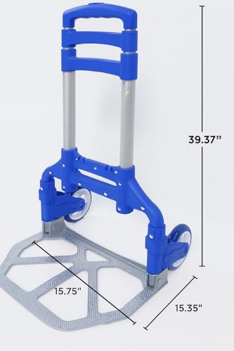 Carretilla plegable de aluminio ligera y compacta miniatura 2