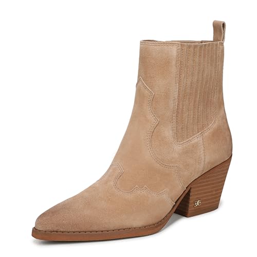 Sam Edelman Women's West Western Boot, Cyprus Tan, 5.5
