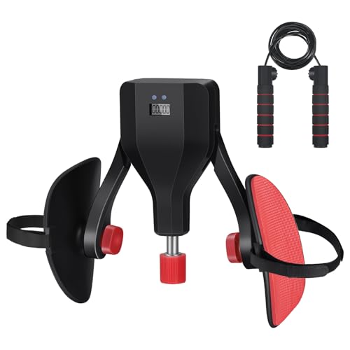 Abductores Máquina de Ejercicios, Equipo Duradero de Ejercicio para Piernas, Entrenamiento en Casa para Hombres y Mujeres, Entrenador Giratorio de Muslos de 360° Glúteos/Pierna/Brazo/Pecho