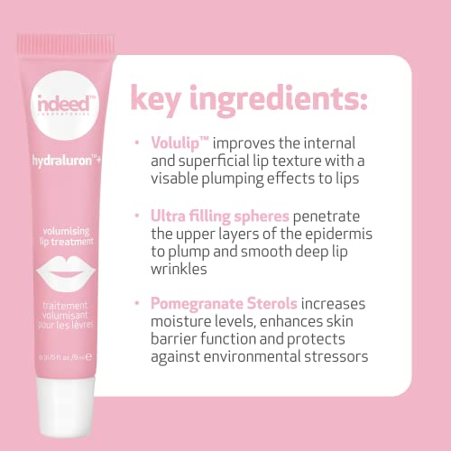 Indeed Laboratories Hydraluron Volumising Lip Treatment: Treat, Soothe, Hydrate & Plump Size: 0.31 Fl Oz/9.3 Ml #TOP1