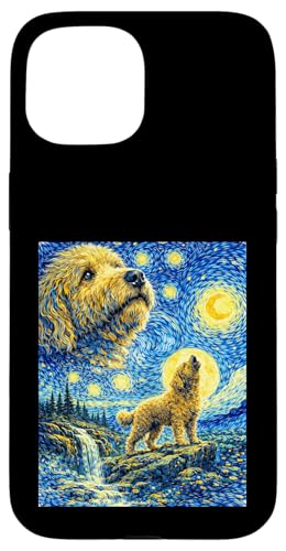 Golden Doodle ������ �S�b�z ���킢���n�E�����O�� �X�}�z�P�[�X iPhone 15 �p