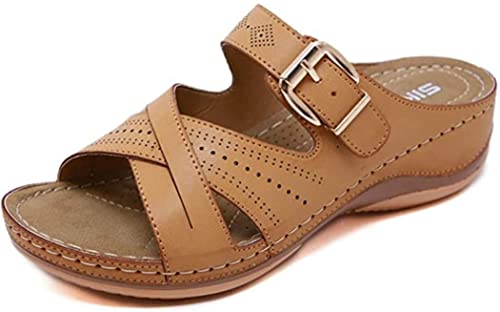 Sandales de plage vacances sans glisser chaussures confort extérieur pour dame