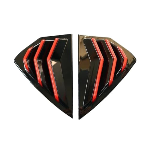 Persiennes de fenêtre latérale de voiture avec prise d'air pour Mazda 3 Axela 19-22