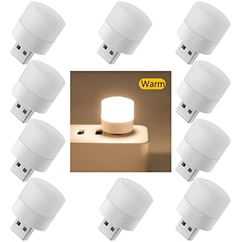 Luz nocturna LED USB YUANQIAN (paquete de 10) Cover