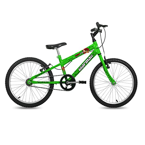 Bicicleta Mormaii Aro 20 MTB Aço Carbono Top Lip Verde