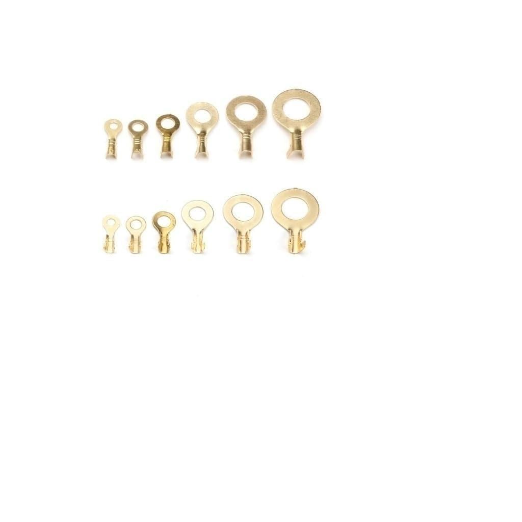 10 Satz M3/M5/M6/M8/M10 Ringösen Draht Quetschverbinder Augenloch Tragbare Ausrüstung Haken Kabelklemmen DIY Sortiment Set 300 Stück 300 Stück