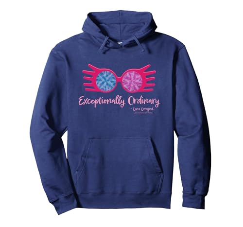 Image of Harry Potter Luna Lovegood Different Quote Pullover Hoodie, Adult Unisex, Navy Blue, Small
