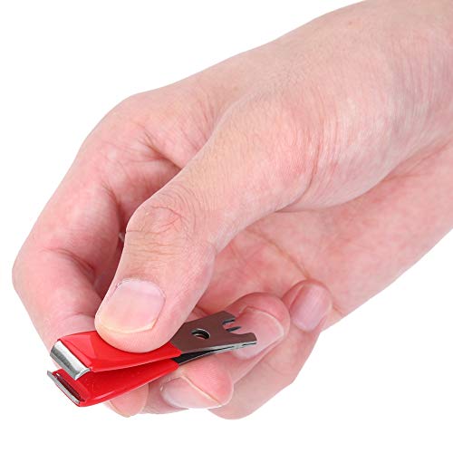 Alomejor Fly Fishing Line Cutter Portable Pliers Tool for Precise Cutting Tips and Material Lightweight and Durable Ideal for All Fishing Line Red (Red)