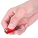 Alomejor Fly Fishing Line Cutter Portable Pliers Tool for Precise Cutting Tips and Material Lightweight and Durable Ideal for All Fishing Line Red (Red)
