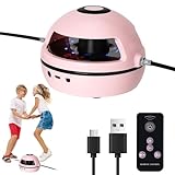 Corda per Saltare Elettronica, Macchina per Corda per Saltare con Telecomando, con 10 Livelli di Velocità, Contatore a Display LED, Macchina per Saltare Bluetooth