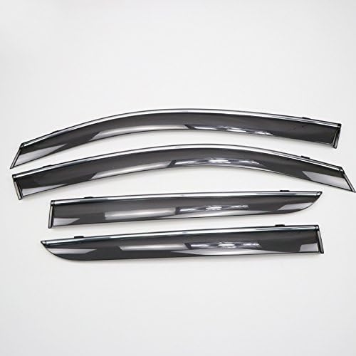 ITrims Car Accessories for Toyota C-HR 2016 2017 2018 2019 Visor Vent Window Sun Rain Guard Deflectors Shade