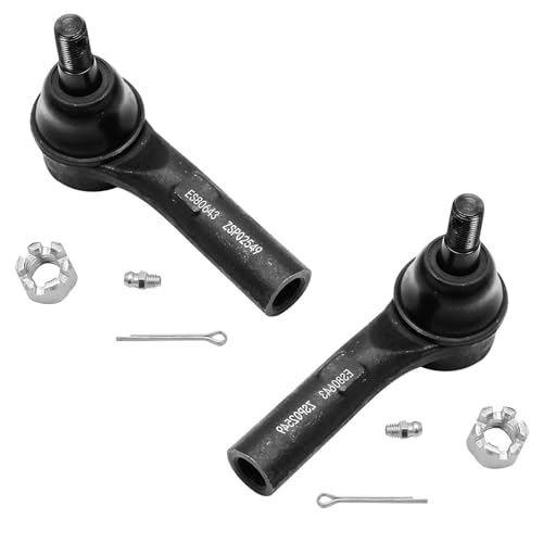Image of Detroit Axle - 4pc Front End Control Arms Kit for Jeep 05-10 Grand Cherokee Commander, 2 Upper Control Arms with Ball Joint 2 Outer Tie Rod Ends 2005 2006 2007 2008 2009 2010 Replacement