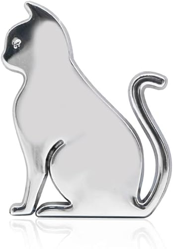 Juren Adhesivo de metal 3D para automóvil, diseño de gato, emblema para automóvil, universal, motocicleta, bicicleta, decoración de automóvil