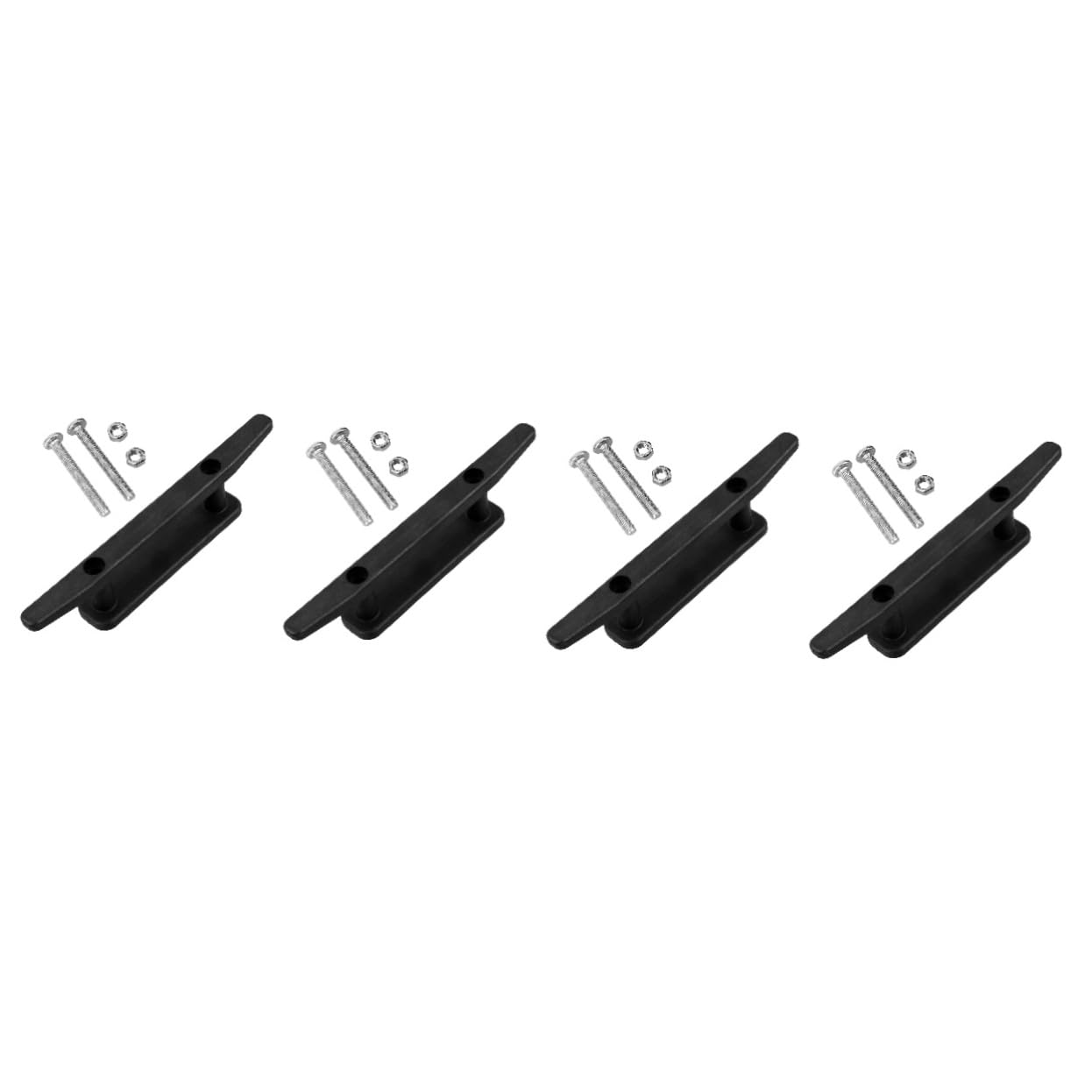 Hemoton 4 Sets Boat Dock Cleat Rope Cleat for Kayak and Boats with Pre Assembled for Easy Installation