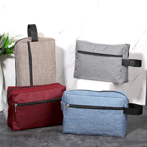 8 Pcs Travel Toiletry Bag for Men and Women Waterproof Grooming Bag Portable Cosmetic Storage Makeup Pouch Organizer with Large Capacity Groomsmen Gifts for Wedding Day4