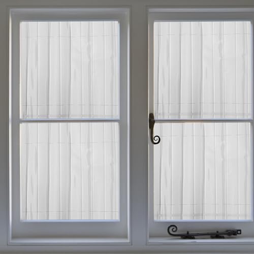 Película para ventana privacidad blanca 100x40 cm Luxshiny miniatura 6