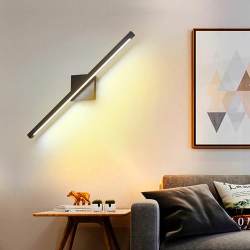 Luz de pared impermeable para evitar sombras en el espejo con rotación de 180 grados y LED