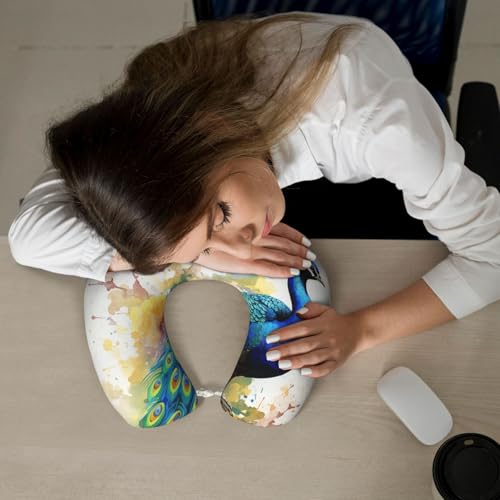 Almohada U de espuma viscoelástica tamaño único miniatura 7