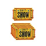 Shit Show Sticker Pack of Five 1.5”, funny stickers for water bottles, water bottle stickers, hard hat stickers, funny stickers for adults, blue collar stickers, adult stickers, laptop sticker for men
