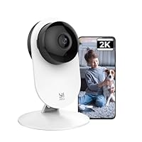 YI Pro 2K/3MP Home Camera Telecamera Sorveglianza Interno Supporto 2.4Ghz WIFI,Rilevamento...