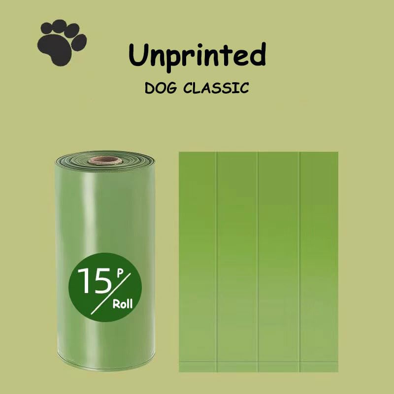Image of Dog Poop Bags, Thickened Pet Waste Bags for Big and Small Dogs, Scented Poop Bags for Dogs, Degradable Waste Bags for Dog and Cat Litter, Lavender Scented 240 Count, 15 Doggy Bags Per Roll (16 Rolls)
