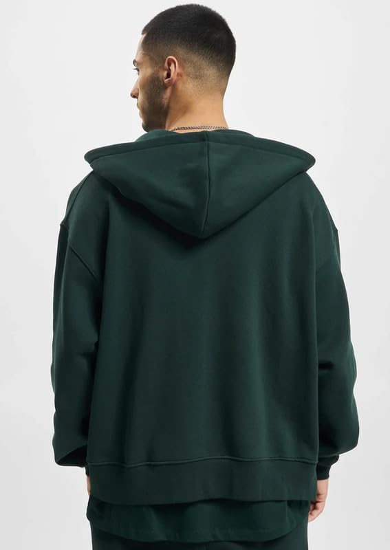 Image of Besick Premium Cotton Solid Relaxed Fit Zipper Hoodie for Men