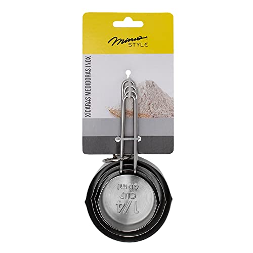 Mimo Style Conjunto de 4 Xícaras Medidoras, Próprias Para Ingredientes Secos ou Líquidos, Produto Le