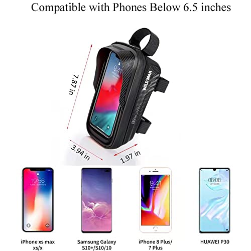 Wild Man E12 Bike Bags For Bicycles, Bike Accessories For Cycling Gifts For Men, Bicycle Bike Phone Holder Mount thumb #5