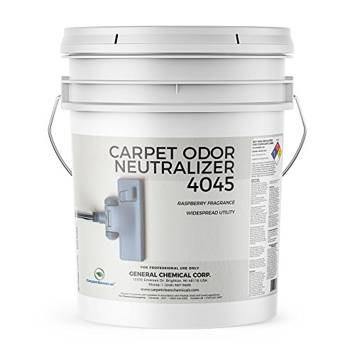 CarpetGeneral - Carpet Odor Neutralizer 4045: Concentrated Absorber, Deodorizer & Eliminator - Long-Lasting Freshness Raspberry Scent - Professional Grade Multi-Surface Application - 5 Gallon Pail