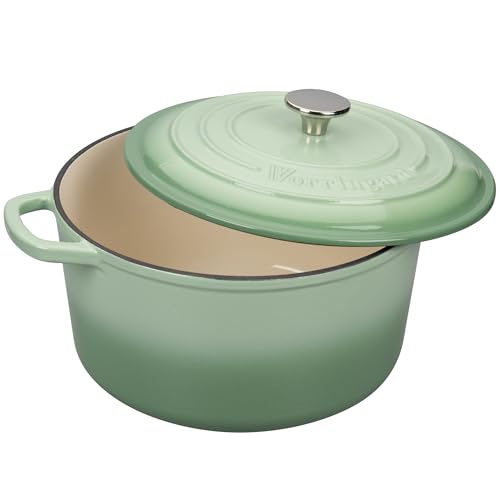 Forno olandese in ghisa smaltata, 6 litri, verde - immagine 5