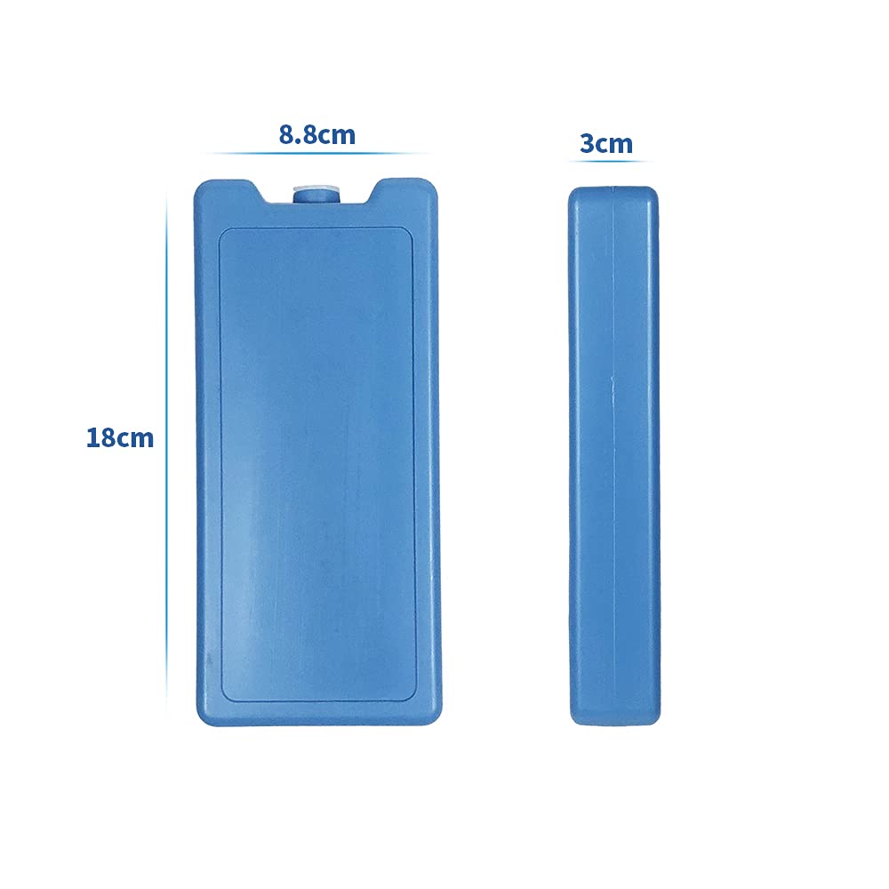 Ibasenice 4pezzi Impacchi Ghiaccio Riutilizzabili Per Refrigeratori