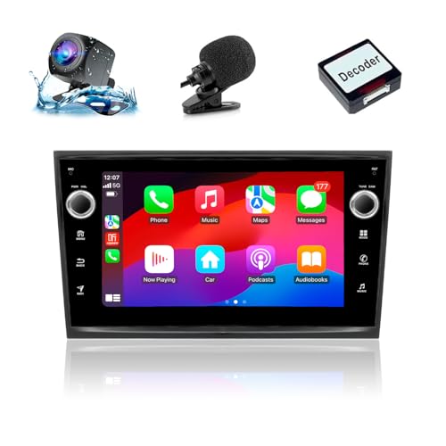Autoradio pour Opel Corsa D/Astra H/Zafira/Meriva/Combo (2004-2011) avec Android Auto et CarPlay, Radio Voiture Android Stéréo avec Bluetooth/WiFi/Caméra De...