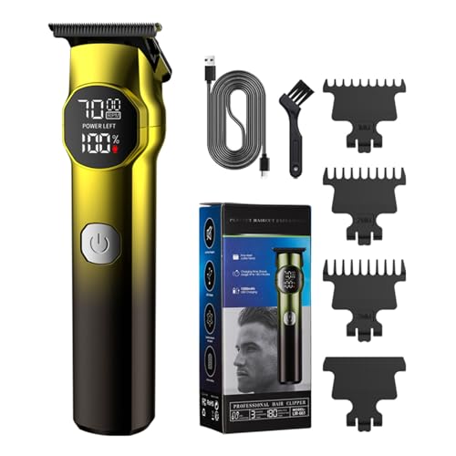 Tondeuse à cheveux rechargeable pour homme avec kit de coupe électrique réglable
