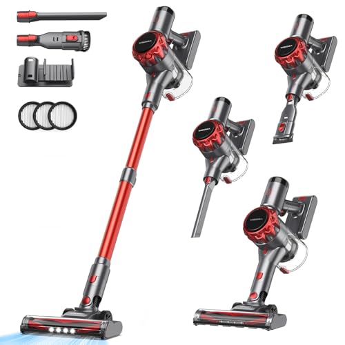 Aspirapolvere Senza Fili 40KPa, Aspirapolvere Senza Fili Mantiene casa, Autonomia 55 Minuti,...