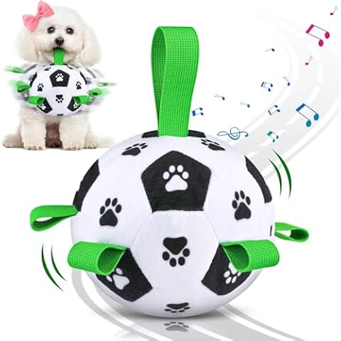 QDAN Interactive Dog Toys,Bundle with 9.5“ Dog Tennis Balls Cover
