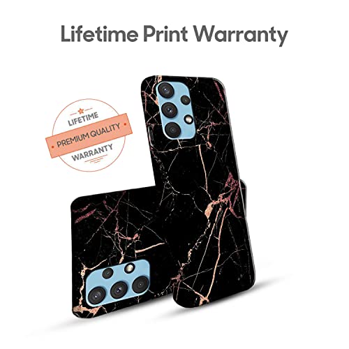 Image of COLORflow Back Cover Compatible with Samsung Galaxy A53 5G | Beautiful Black Golden Marble | Designer Printed Hard CASE Bumper Back Cover Compatible with Samsung Galaxy A53 5G