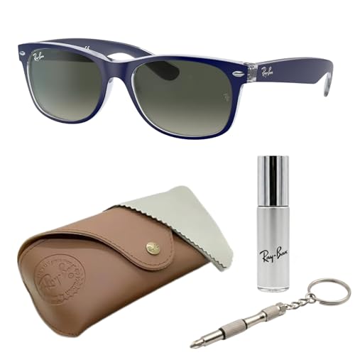 Image of Ray-Ban RB2132 NEW WAYFARER COLOR MIX Square Shaped Sunglasses for Men & Women with Official RAYBAN Eyewear Kit